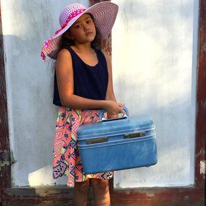 Vintage Samsonite Travel Case, Keys and Pouch